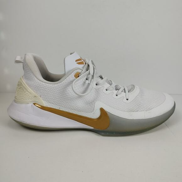 Nike Mamba Focus Metallic Gold athletic gym basketball shoes mens 11 - Picture 1 of 8